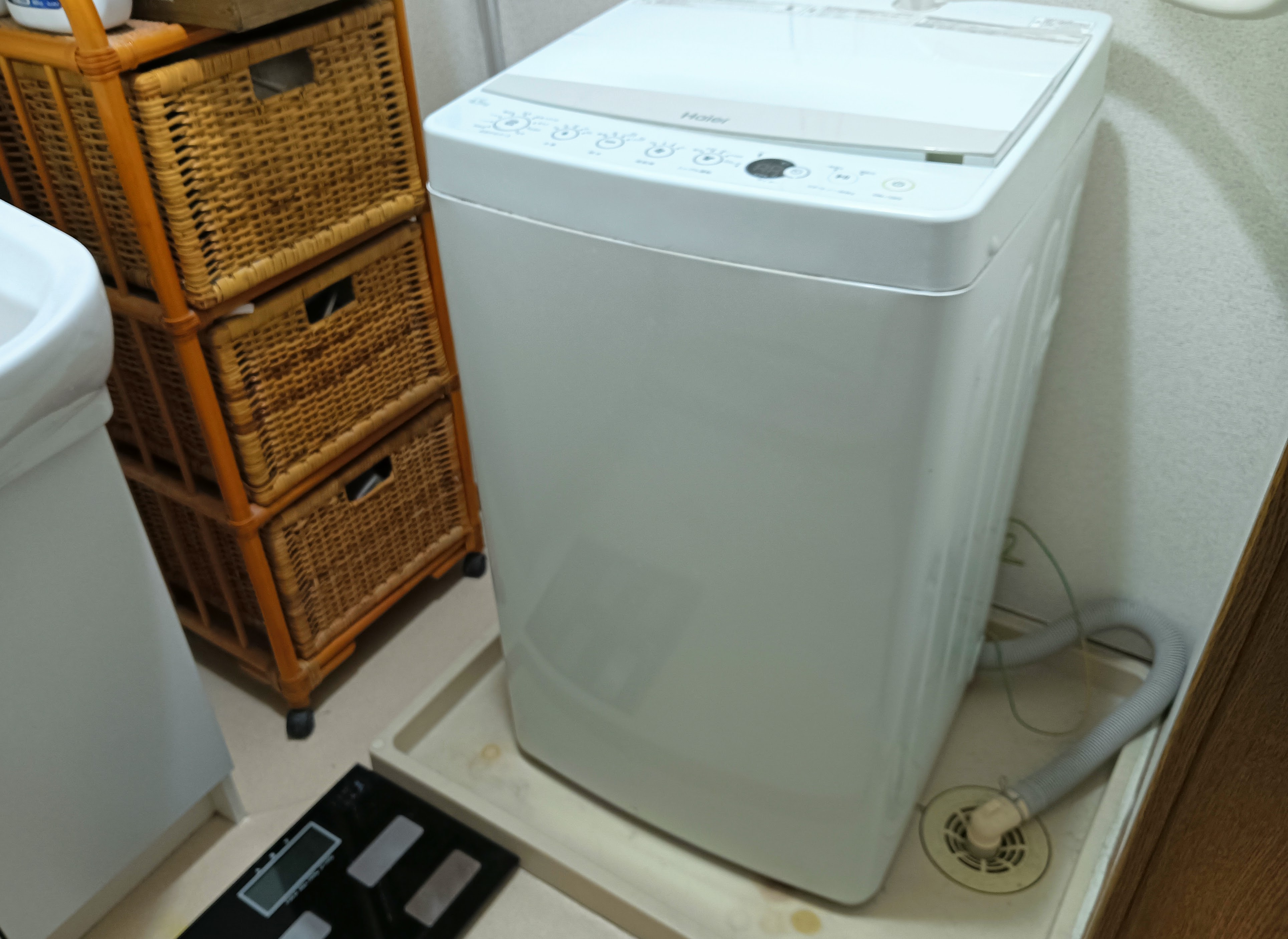 洗濯機を外に置くことになったから、傷むと思い「洗濯機カバー」を購入