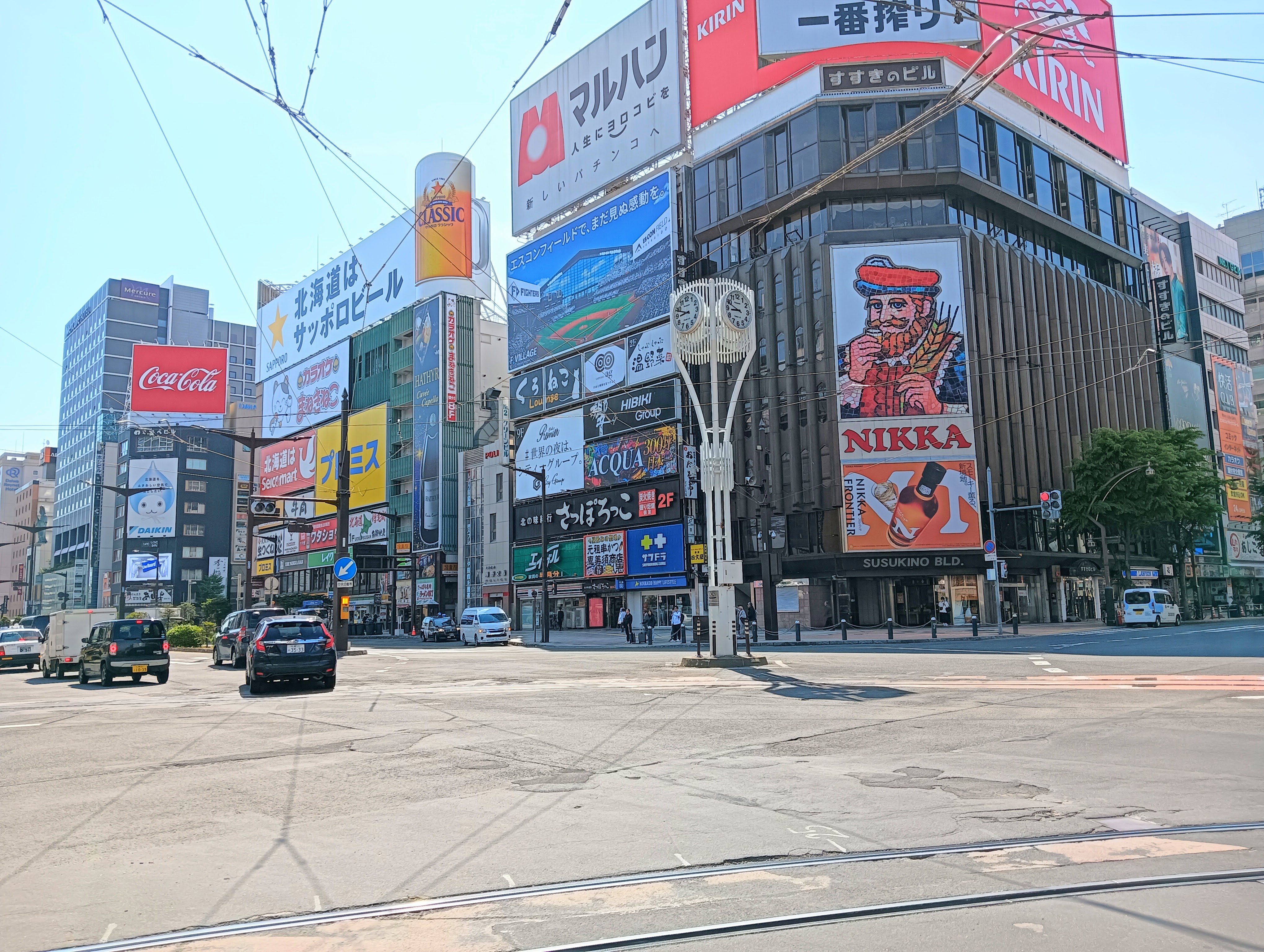 特に予定がなかったので、札幌駅周辺を徒歩で散策して楽しんだ